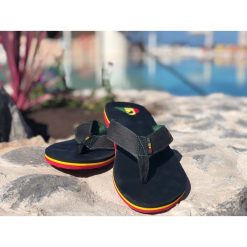 Quiksilver japonki Molokai Abyss Black/Green. Czarne kapcie męskie Quiksilver, bez wzorów. Za 66,00 zł.
