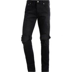 Topman Jeansy Slim Fit black. Niebieskie jeansy męskie relaxed fit marki Topman. Za 249,00 zł.