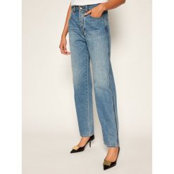 Jeansy Relaxed Fit Victoria Victoria Beckham 2320DJE001376A. Niebieskie jeansy damskie Victoria Victoria Beckham, bez wzorów, z jeansu. Za 1439,00 zł.