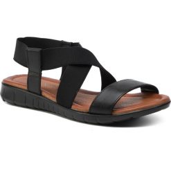 Sandały LASOCKI - RST-2051-03 Black. Czarne klapki damskie Lasocki, bez wzorów, ze skóry, bez obcasa. Za 99,99 zł.