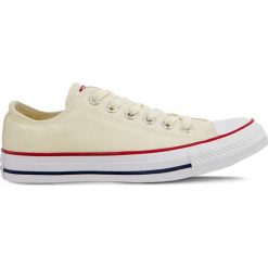 Kremowe Stylowe Trampki Converse All Star M9165. Białe trampki i tenisówki damskie Molly.pl, bez wzorów, z gumy, bez zapięcia. W wyprzedaży za 175,00 zł.