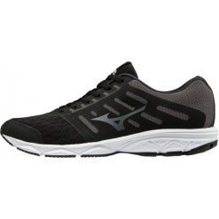 Mizuno Wave Ezrun Męskie Black Magnet/White 45.0. Czarne buty sportowe męskie marki Mizuno, bez zapięcia, do biegania, mizuno wave. W wyprzedaży za 219,00 zł.