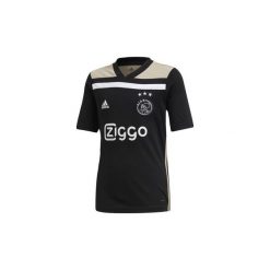 T-shirty z krótkim rękawem adidas Koszulka wyjazdowa Ajax Amsterdam. Czarne koszulki damskie Adidas, bez wzorów, bez kołnierzyka, z krótkim rękawem. Za 279,00 zł.