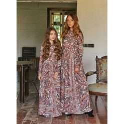 Sukienki dziewczęce: Długa sukienka w motyw paisley