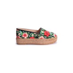 Espadryle Patrizia Pepe 2V7848/A4AK-F1P3. Szare espadryle damskie Patrizia Pepe, bez wzorów, bez obcasa. Za 359,00 zł.