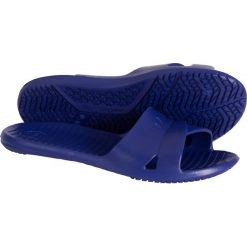 Klapki basenowe SLAP 100 BASIC damskie. Niebieskie klapki damskie NABAIJI, bez wzorów, na niskim obcasie. Za 19,99 zł.