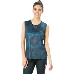 Koszulka funkcyjna w kolorze niebieskim. Niebieskie bluzki sportowe damskie marki Desigual Sport, xs, z materiału. W wyprzedaży za 121,95 zł.