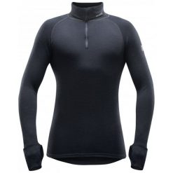 Devold Męska Bluzka Expedition Man Zip Neck, Black, Xxl. Czarne odzież termoaktywna męska marki Devold, m. Za 345,00 zł.