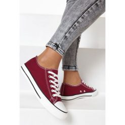 Bordowe Trampki Jazlyn. Czerwone trampki i tenisówki damskie Born2be, bez wzorów, bez zapięcia. Za 59,99 zł.