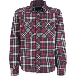 Brandit Checkshirt Koszula czarny/czerwony/biały. Czerwone koszule męskie marki Brandit, xl, z bawełny, z długim rękawem. Za 99,90 zł.