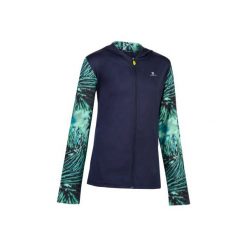 Bluza z kapturem S900. Niebieskie bluzy chłopięce marki DOMYOS, z kapturem. W wyprzedaży za 39,99 zł.