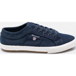 Gant - Buty. Niebieskie halówki męskie marki GANT, z gumy, na sznurówki. W wyprzedaży za 169,90 zł.