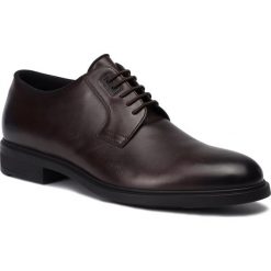 Półbuty BOSS - Firstclass 50417689 10208736 01 Dark Brown 209. Pomarańczowe buty wizytowe męskie Boss, ze skóry, bez zapięcia. W wyprzedaży za 679,00 zł.