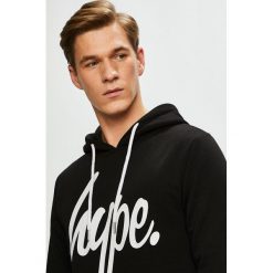 Hype - Bluza. Czarne bluzy męskie marki Hype, xl, z nadrukiem, z bawełny, z kapturem. W wyprzedaży za 129,90 zł.