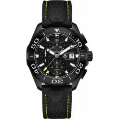 ZEGAREK TAG HEUER AQUARACER CAY218A.FC6361. Żółte zegarki męskie TAG HEUER, ceramiczne. Za 17360,00 zł.