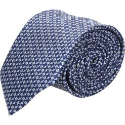 Krawaty męskie: krawat platinum granatowy classic 228