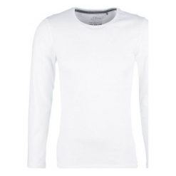 T-shirty męskie: S.Oliver T-Shirt Męski L Biały