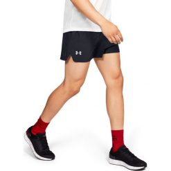 Spodenki Under Armour Launch SW Split Shorts M Czarne. Czarne spodenki sportowe męskie Under Armour, s, bez wzorów, z tkaniny, sportowe, do biegania. Za 109,99 zł.