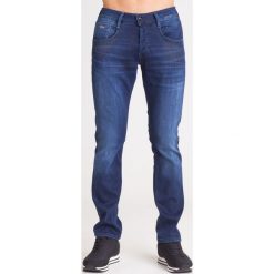 JEANSY SLIM FIT GUESS. Niebieskie jeansy męskie Guess, m, z aplikacjami. Za 274,50 zł.