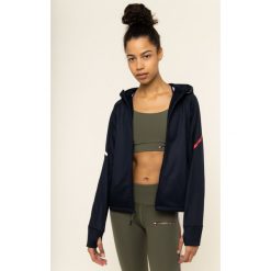Bluza Tommy Sport Fleece Fz S10S100404. Niebieskie bluzy sportowe damskie Tommy Sport, s, bez wzorów, z elastanu, bez rękawów, bez kaptura. W wyprzedaży za 449,00 zł.