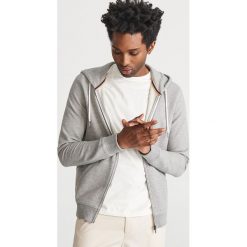 Bluza z bawełny organicznej - Szary. Szare bluzy męskie Reserved, s, bez wzorów, z bawełny, bez kołnierzyka, bez rękawów, bez kaptura. Za 119,99 zł.