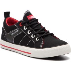 Trampki SPRANDI CP40-8906Z. Czarne trampki chłopięce Sprandi, bez wzorów, ze skóry ekologicznej, bez zapięcia. Za 59,99 zł.