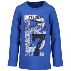 Blue Seven Koszula Chłopięca Z Nadrukiem 104 Niebieski. Niebieskie koszule chłopięce marki Blue Seven, z nadrukiem, z bawełny. Za 49,00 zł.