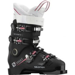 Buty narciarskie X MAX 100 sport. Czarne buty sportowe damskie Salomon, bez wzorów, sportowe, narciarskie. Za 899,99 zł.