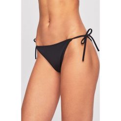 Calvin Klein Jeans - Figi kąpielowe. Czarne stroje kąpielowe damskie Calvin Klein Jeans, xs, z aplikacjami, z elastanu. Za 149,90 zł.