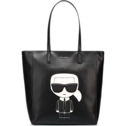 Karl Lagerfeld K/Ikonik Torba Czarny. Czarne torebki klasyczne damskie KARL LAGERFELD, bez wzorów, ze skóry, bez dodatków. Za 855,95 zł.