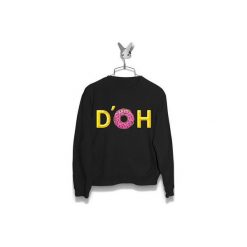 Bluza Pączkowe DOH Męska. Czarne bluzy męskie marki Failfake, s. Za 160,00 zł.