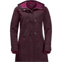 Płaszcz dzianinowy "Edmonton" w kolorze fioletowym. Fioletowe płaszcze damskie Jack Wolfskin, xs, bez wzorów, z dzianiny. W wyprzedaży za 623,95 zł.