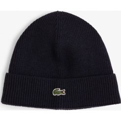 Lacoste - Czapka męska, niebieski. Niebieskie czapki męskie Lacoste, bez wzorów, z wełny. Za 179,95 zł.