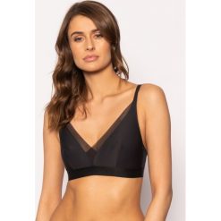 Biustonosz braletka Chantelle Prime C12B20. Brązowe biustonosze Chantelle, bez wzorów, z elastanu. Za 219,00 zł.