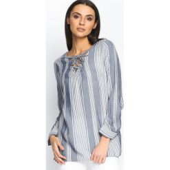 Bluzki asymetryczne: Szara Bluzka Boutique