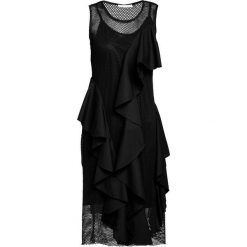 Each x Other HYBRID POPLIN DRESS Sukienka letnia black. Czarne sukienki letnie marki Each x Other, z dzianiny, z długim rękawem. W wyprzedaży za 567,60 zł.
