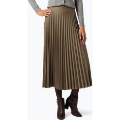 Marc O'Polo - Spódnica damska, brązowy. Pomarańczowe spódniczki damskie Marc O'Polo, w kratkę, z wełny, plisowane. Za 449,95 zł.