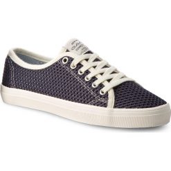 Tenisówki GANT - New Haven 16537410 Marine G69. Niebieskie półbuty damskie GANT, bez wzorów, z gumy, bez zapięcia. W wyprzedaży za 179,00 zł.
