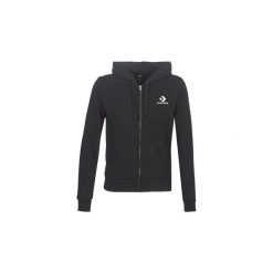Bluzy Converse STAR CHEVRON EMBROIDERED FZ HOODIE. Czarne bluzy damskie Converse, s, bez wzorów, bez rękawów, bez kaptura. Za 259,00 zł.