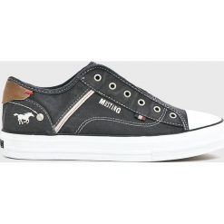 Mustang - Trampki/tenisówki 1272401. Szare trampki i tenisówki damskie Mustang, bez wzorów, z gumy, bez zapięcia. W wyprzedaży za 179,90 zł.