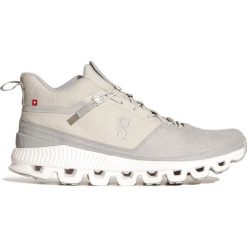 Buty ON RUNNING CLOUD HI WOMAN. Szare buty sportowe damskie On Running, bez wzorów, ze skóry, sportowe. Za 800,00 zł.