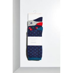 3 pack skarpet. Niebieskie skarpetki damskie Moodo, bez wzorów. Za 9,99 zł.