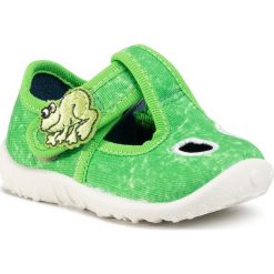 Kapcie SUPERFIT - 6-09248-70 Grün. Zielone sandały dziewczęce Superfit, z tworzywa sztucznego, bez zapięcia. Za 129,00 zł.