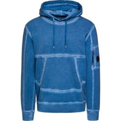 Bluza z kapturem C.P. COMPANY I.C.E. Niebieskie bluzy męskie CP Company, bez wzorów, z bawełny, retro, z kapturem, bez rękawów, z kapturem. Za 980,00 zł.