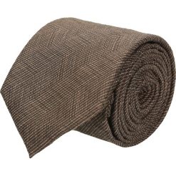 Krawaty męskie: krawat cotton brąz classic 201