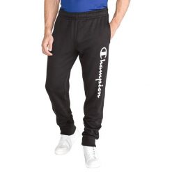 Champion Spodnie dresowe Czarny. Czarne spodnie męskie Champion, m, bez wzorów, z bawełny. Za 176,95 zł.