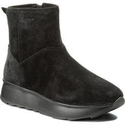 Botki GEOX - D Gendry C D745TC 00022 C9999 Black. Czarne buty zimowe damskie Geox, ze skóry, na zamek. W wyprzedaży za 349,00 zł.