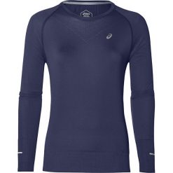 Bluza Asics Seamless LS W Granatowa. Niebieskie bluzy damskie Asics, s, bez wzorów, z materiału, bez rękawów, długie, bez kaptura. Za 139,99 zł.