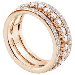 Swarovski - Pierścionek Further. Żółte pierścionki damskie Swarovski, z kryształem, metalowe. Za 549,90 zł.