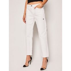 Jeansy Straight Leg Karl Lagerfeld Denim 201W1104. Białe jeansy damskie KARL LAGERFELD. W wyprzedaży za 809,00 zł.